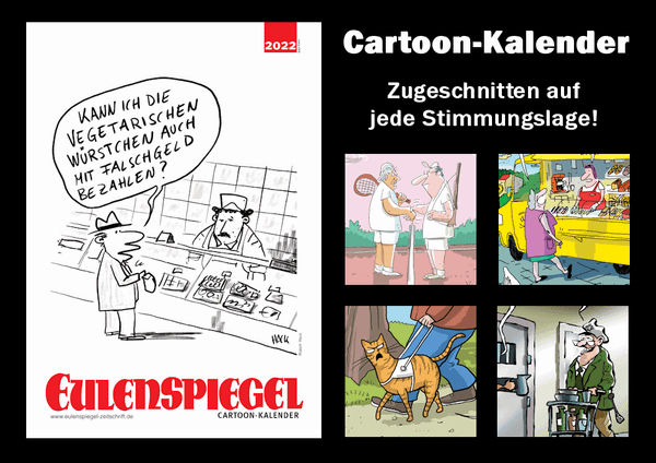 EULENSPIEGEL Cartoon-Kalender 2022