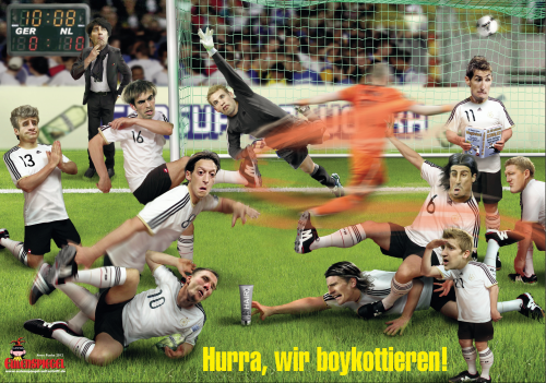 Fußball-EM-2012 "Boykott" Poster