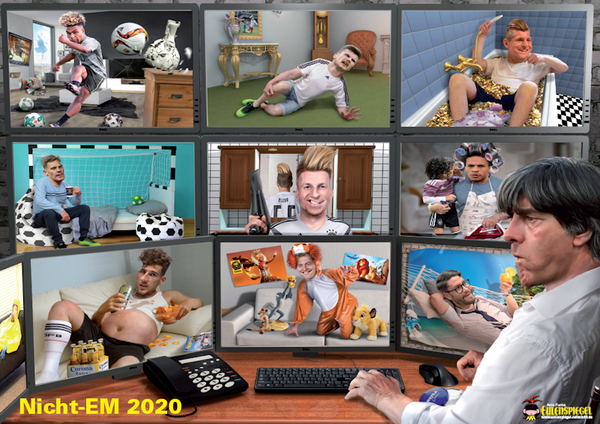 Nicht-EM-Fußball-Poster 2020