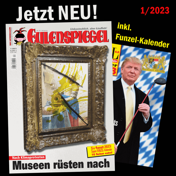 EULENSPIEGEL Ausgabe 01/2023 inkl. Funzel-Kalender 23